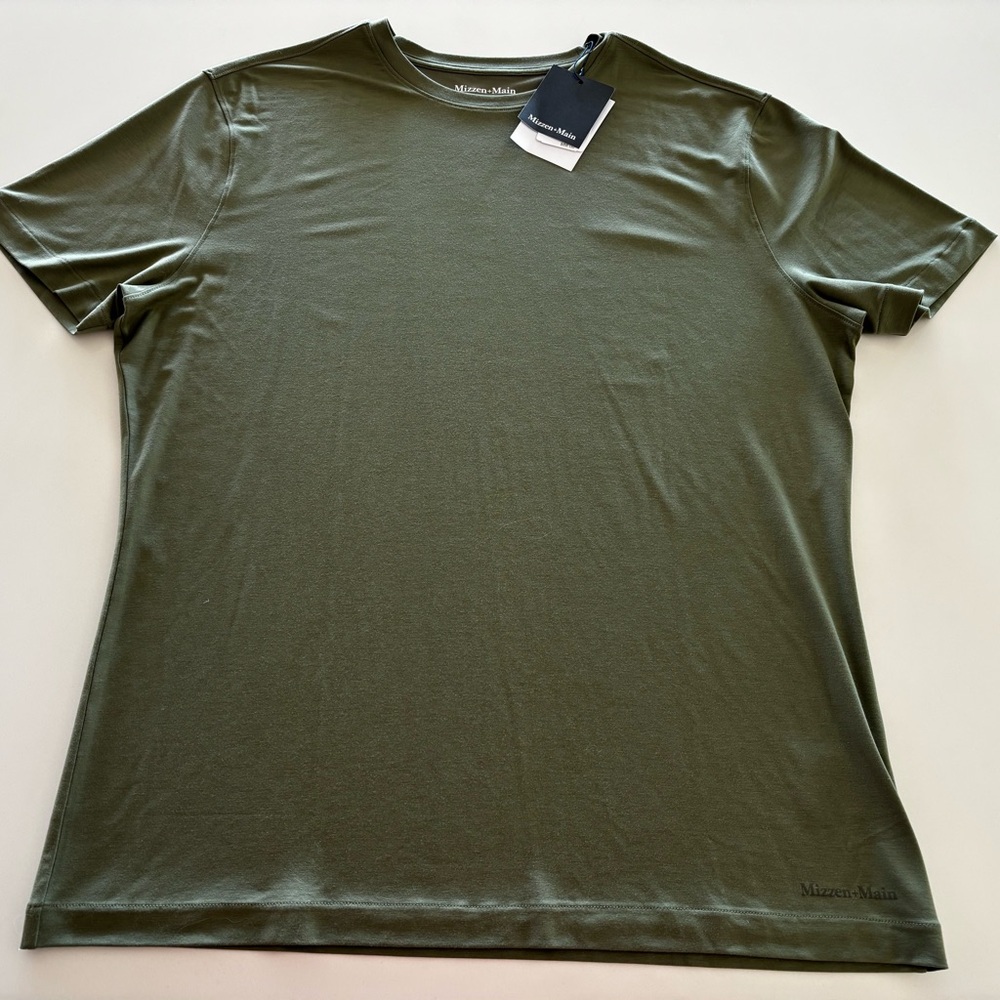 Mizzen + Main Knox SS T-Shirt SZ XL NWT Olive